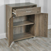 Oak Wooden Free Standing Cabinet Living Room Bedroom Shelves Drawer Storage