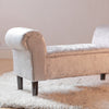 Crushed Velvet Fabric/Linen Bench Bed End Seat Chair Window Sofa Side Ottoman