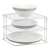 3 Tier Corner Kitchen Plate Rack Holder Cupboard Shelf Insert Tidy Organiser