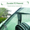 6Mx3Mx2M Walk-in Polytunnel PE Cover Plant Grow Garden Outdoor Waterproof House