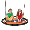 Adjustable Tree Swing Indoor & Outdoor Saucer Round Swing Set W/ Multi-ply Rope