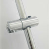 Rail Soap Bar Holder Hose Head Adjustable Set Shower Riser Kit Slider