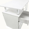 L-shaped Computer Desk Corner Table Drawers Workstation Home Office Furniture