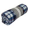 Soft Warm 120x150cm Single Tartan Check Sofa Throw Bed Fleece Travel Car Blanket