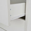 Modern Bedside Table Cabinet Chest of Drawers Nightstand with 3 Drawers White