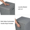 90L Large Folding Laundry Basket Washing Fabric Collapsible Storage Hamper Bin