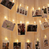 Photo Peg Clip Fairy String Lights Wedding Birthday Hanging photograph Decor