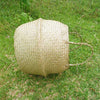 Foldable Seagrass Woven Storage Plant Flower Pot Belly Basket Laundry Hamper SA