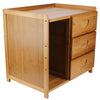 Bamboo Chest of Drawers Bedside Table Cabinet 3 Drawer Bedroom Storage Furniture