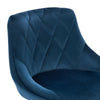 1x Breakfast Bar Stools Bar Chairs for Kitchen Bar Stools with Velvet Swivel Gas