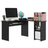 ELEGANT Corner Computer Desk Home Office With Shelves For Student And Worker