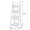 Ladder Shelf Bookcase 3/4 Tier Display Storage Shelving Unit Corner Plant Stand