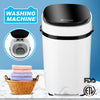 White 4.6kg Mini Portable Washing Machine Compact Laundry Washer Spin Dryer Baby