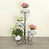 Indoor Outdoor Plant Stand 4 Tier Metal Flower Pots Holder Rack Display Shelf