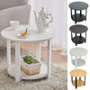 Bedside Table Cabinet Small Side End Table Nightstand Storage Shelf Organizer