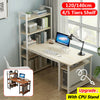 Home Office Desk Upgrade Computer PC Table Study Workstation w/Shelf & CPU Stand