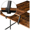 Rustic Wood Computer Desk Home Office Study Desk Corner Computer Desk PC Desk