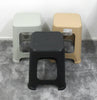 Set Of 2 x Portable Plastic Rattan Stool Stackable Foot Step Indoor Outdoor 45cm