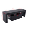 Modern Black TV Unit Cabinet Stand Entertainment High Gloss Door TV Table Desk