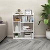 White Bookcase Shelving Display Shelves Storage Unit Organizer Wood Bedside Case