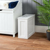 Bathroom Tidy Box Toilet Roll Cleaning Product Small Storage Unit White Christow