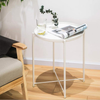 Coffee Round Table Small Side Table Metal Sofa Cabinet Bedside Table Sna