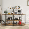 4 Tier Kitchen Baker Rack Cupboard Coffee Bar Sideboard Storage Organizer Retro