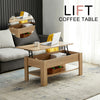 Wooden coffee table with storage lift top up drawer Desk Living Room Tea table