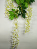 1X Artificial Wisteria Garden Hanging Garland Flower Plant Vine Wedding White