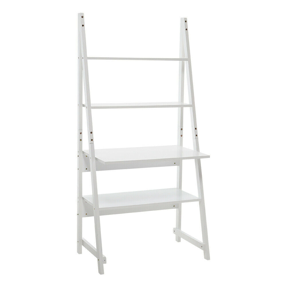 Ladder Home Office Computer Desk PC Laptop Study Table Workstation She ...