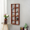 Rustic Floating Wall Shelves Display Shelf Bookshelf Storage Unit Wooden Frame