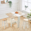 Modern Narrow Kitchen Breakfast Wooden Dining Table Folding Desk Drop Leaf Table