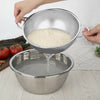 Stainless Steel Mesh Colander Kitchen Bowl Drainer Vegetable Sieve S M LXL