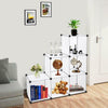 6 Cube Wooden Bookcase Shelving Unit Display Storage Shelf Home Office DIY