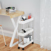 Kitchen Bathroom Storage Trolley 2/3/4 Tier Slim Slide Shelf Rack Space Saver