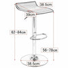 3 x GREY PARIS GAS LIFT BAR STOOLS, BREAKFAST KITCHEN BAR ETC (SET 3 PARIS GREY)