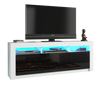 TV Unit 160cm Modern Cabinet Stand Sideboard High Gloss/Matt Doors With Free LED