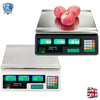 40kg Electronic Price Scale Digital Commercial Food Meat Weighting Shop Retail