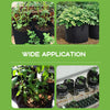 5PCS/SET 1 3 5 7 10 Gallon Fabric Root Pots Garden Vegetable Plant Grow Pot Bags