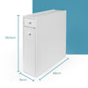 Bathroom Slim Storage Cabinet. Space Saving Multiple Drawers. Waterproof