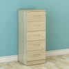 5 Drawers Chest of Drawers Narrow Tall Cabinet Bedroom Hallway Storage Furniture