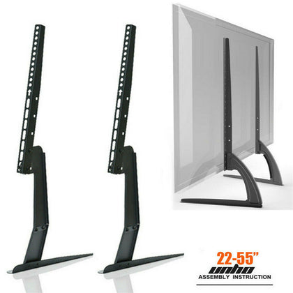 Table Top TV Stand Base Bracket Monitor Riser For 17-55 Samsung Vizio LG LCD/LED