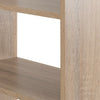 Cambourne Desk and Bookcase Sonoma Oak Effect Home Office Workstation