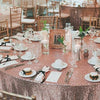48''x72'' Gold Rose Sparkly Sequin Tablecloth Background Wedding Party Decor