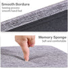 Large Grey Ottoman Foldable Storage Box Linen Suede Foot Stool Seat 3 Sizes New