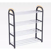 4 Tier 8 Pairs Shoe Rack Stand Storage Self Organiser Lightweight Compact Space