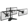 TekBox TRIPLE MONITOR MOUNT - 3 Computer Screen Stand 13-27" Display TV VESA