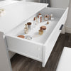 LED Dressing Mirror Makeup Table White Bedroom Vanity Unit Set with Stool Drawer