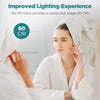 Digital LED Bathroom Mirror Demister Touch IP44 Make Up Mirror w/Anti-Fog 80*60