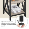 3 Tier Side Table, Bedside Table,Coffee Snack Table for Living Room/Bedroom,G